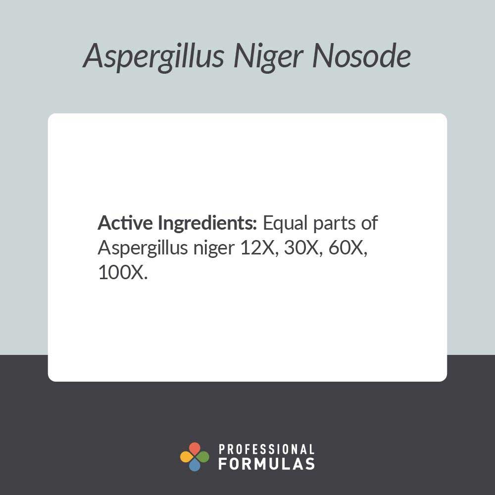 Professional Formulas Aspergillus Niger Nosode