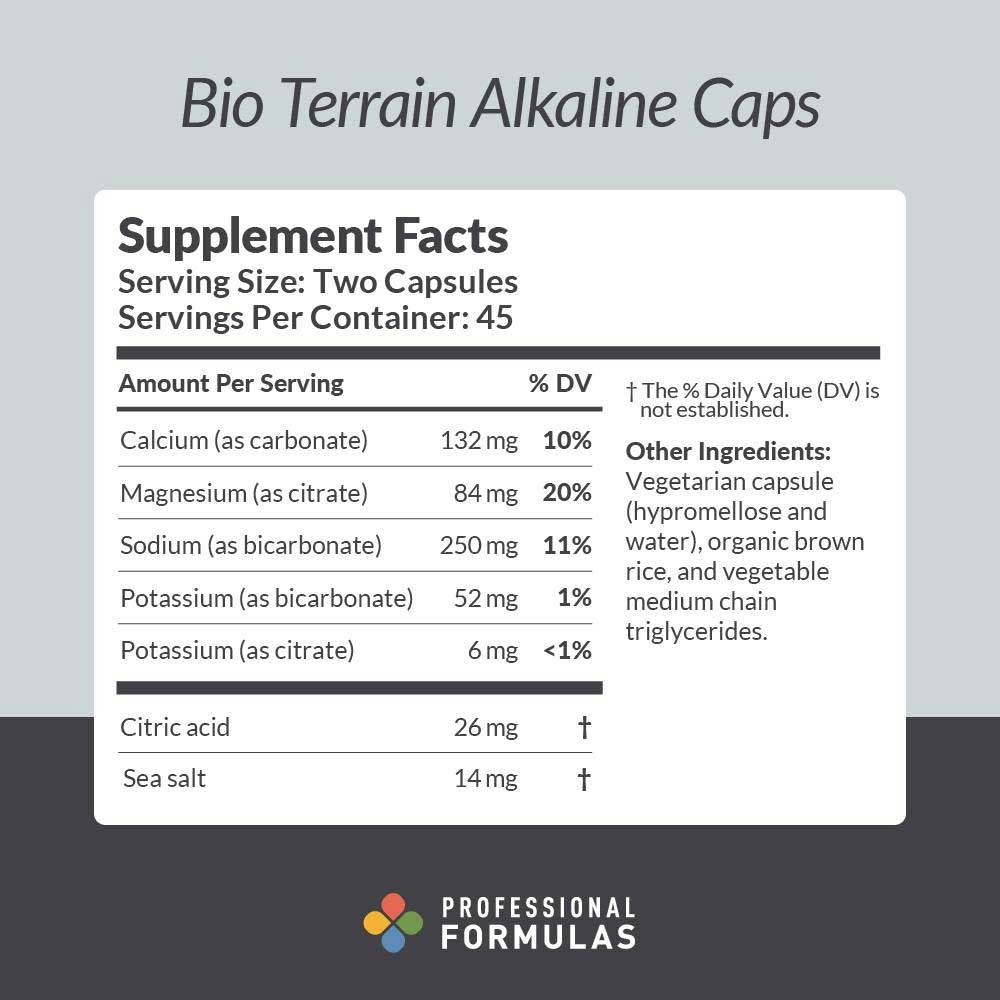 Professional Formulas Bio Terrain Alkaline Caps