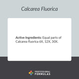 Professional Formulas Calcarea Fluorica