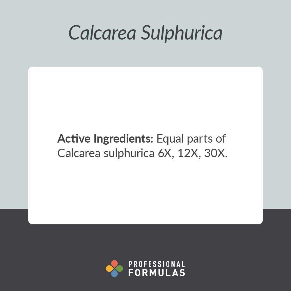 Professional Formulas Calcarea Sulphurica