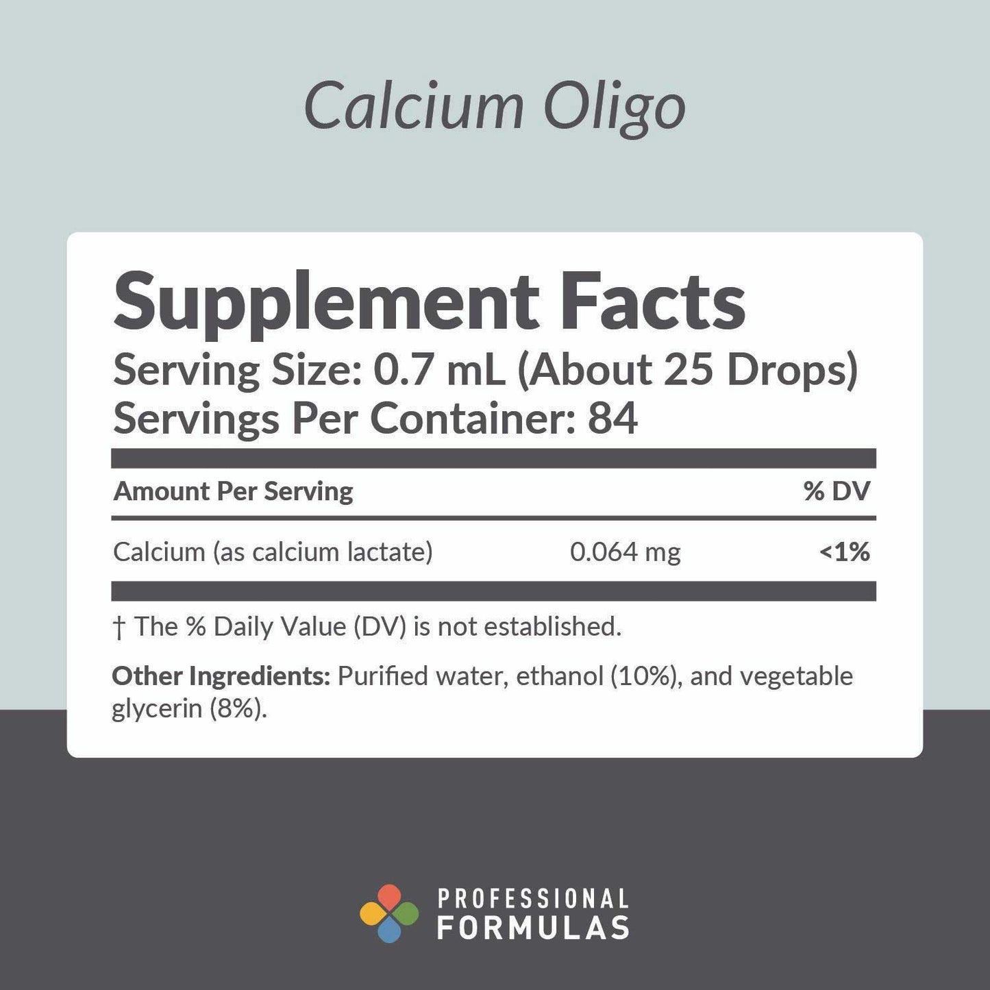 Professional Formulas Calcium Oligo