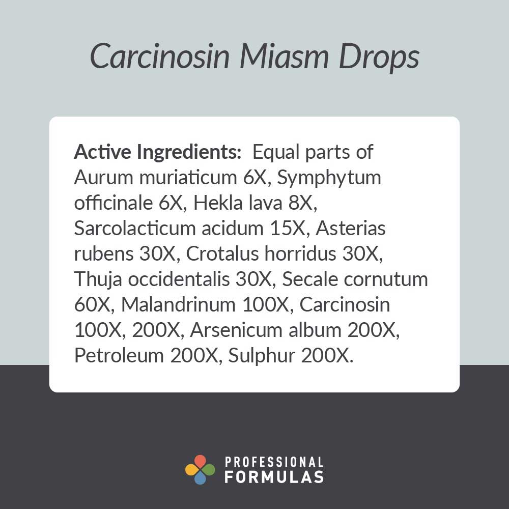 Professional Formulas Carcinosin Miasm Drops