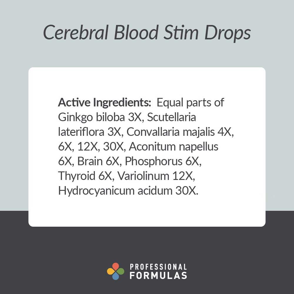 Professional Formulas Cerebral Blood Stim Drops