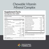 Professional Formulas Chewable Vitamin Mineral Complex