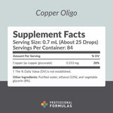 Professional Formulas Copper Oligo