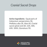 Professional Formulas Cranial Sacral Drops