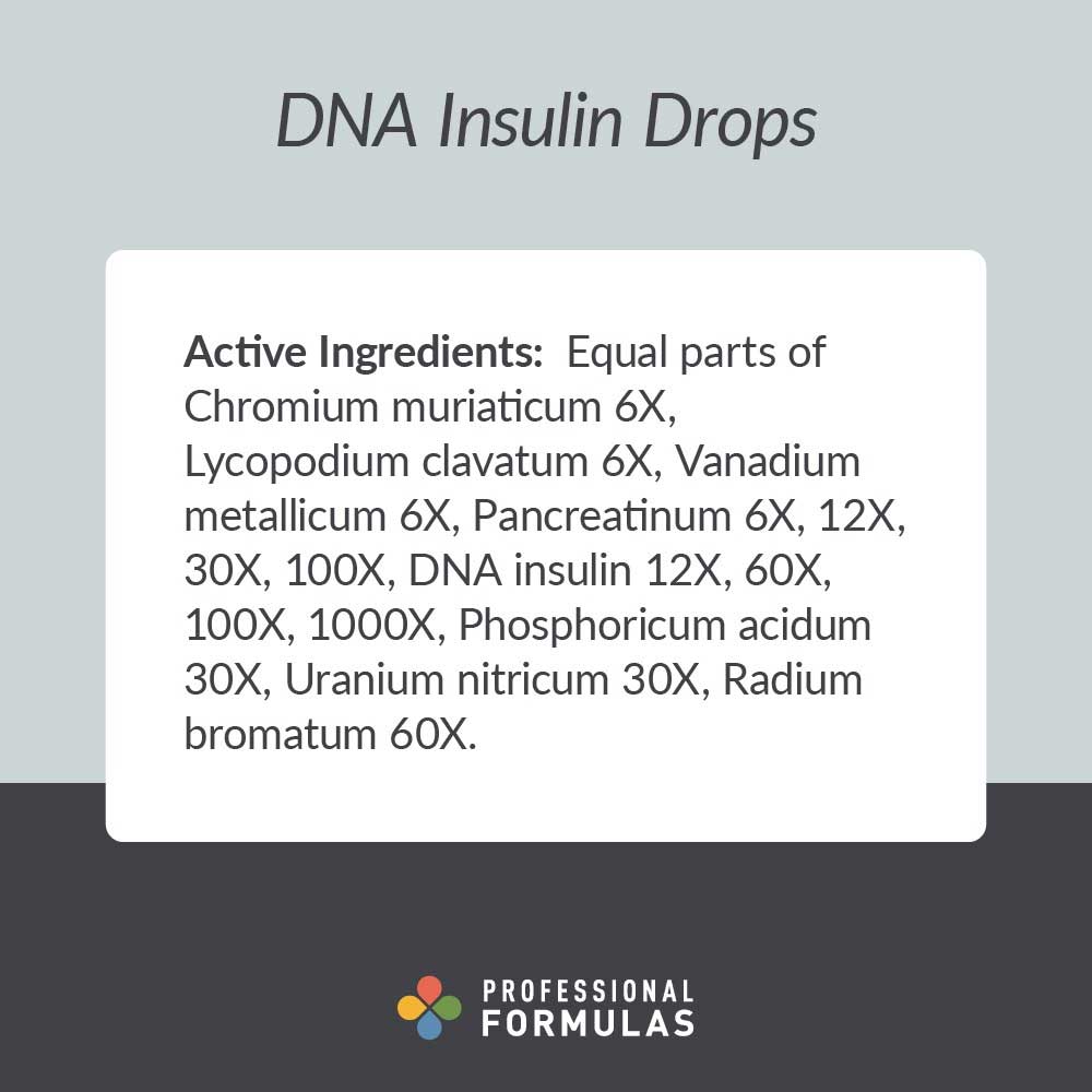Professional Formulas DNA Insulin Drops