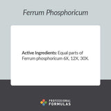 Professional Formulas Ferrum Phosphoricum