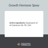 Professional Formulas Growth Hormone Spray