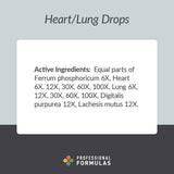 Professional Formulas Heart/Lung Drops