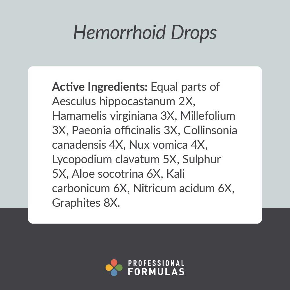Professional Formulas Hemorrhoid Drops