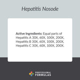 Professional Formulas Hepatitis Nosode