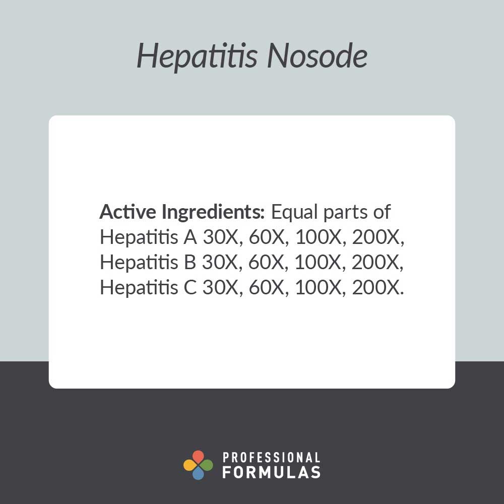 Professional Formulas Hepatitis Nosode