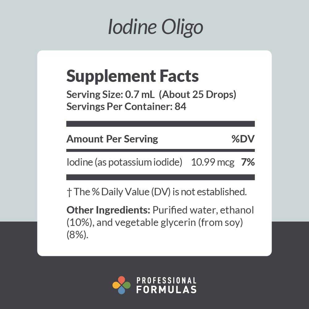 Professional Formulas Iodine Oligo