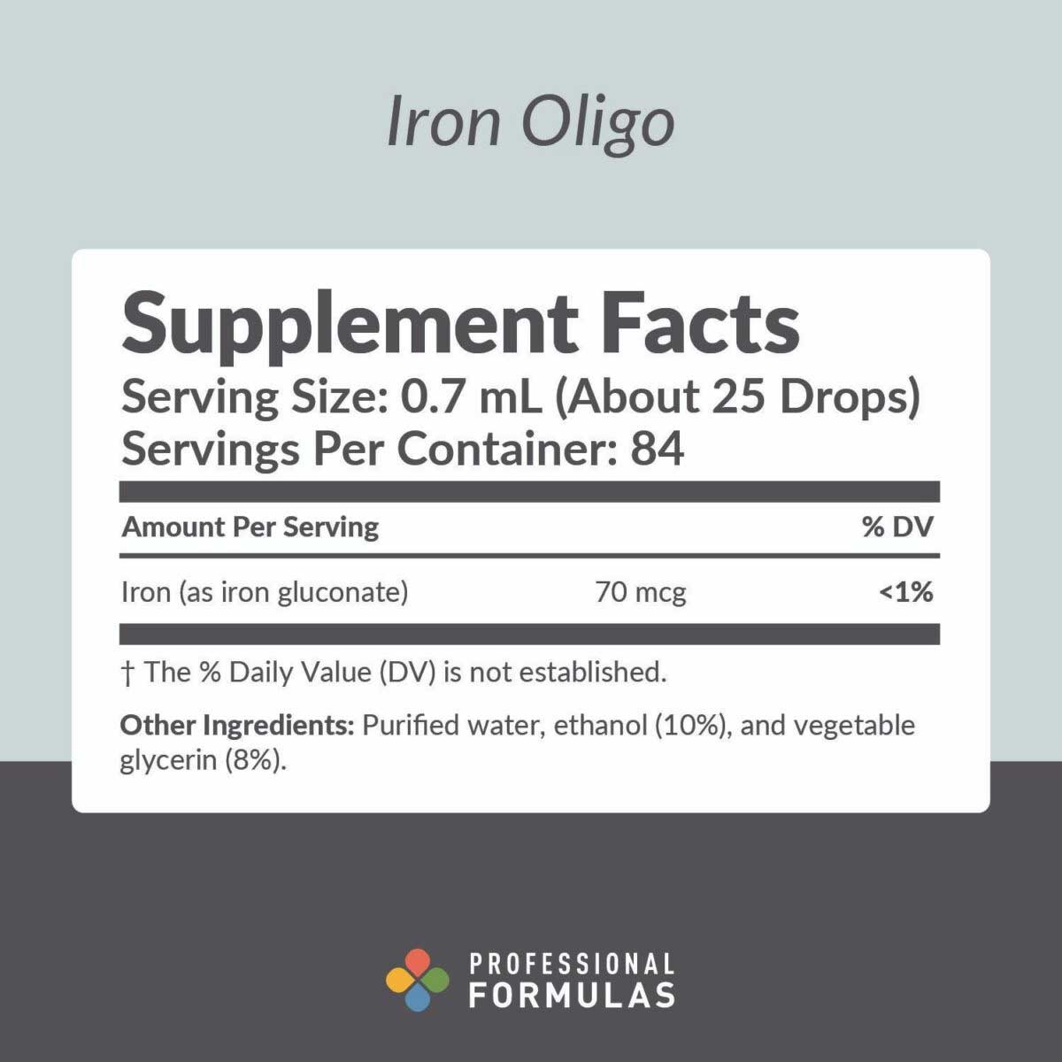 Professional Formulas Iron Oligo