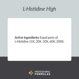 Professional Formulas L-Histidine High