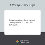 Professional Formulas L-Phenylalanine High
