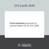 Professional Formulas L(+) Lactic Acid