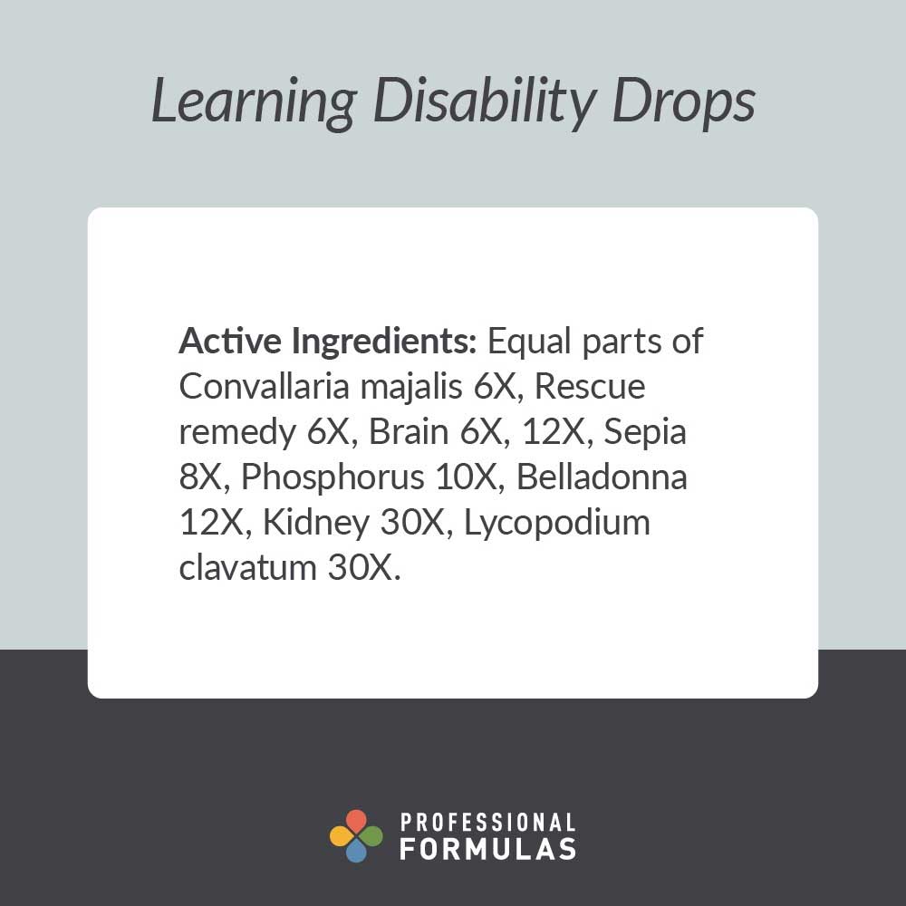 Professional Formulas Learning Disability Drops