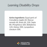 Professional Formulas Learning Disability Drops