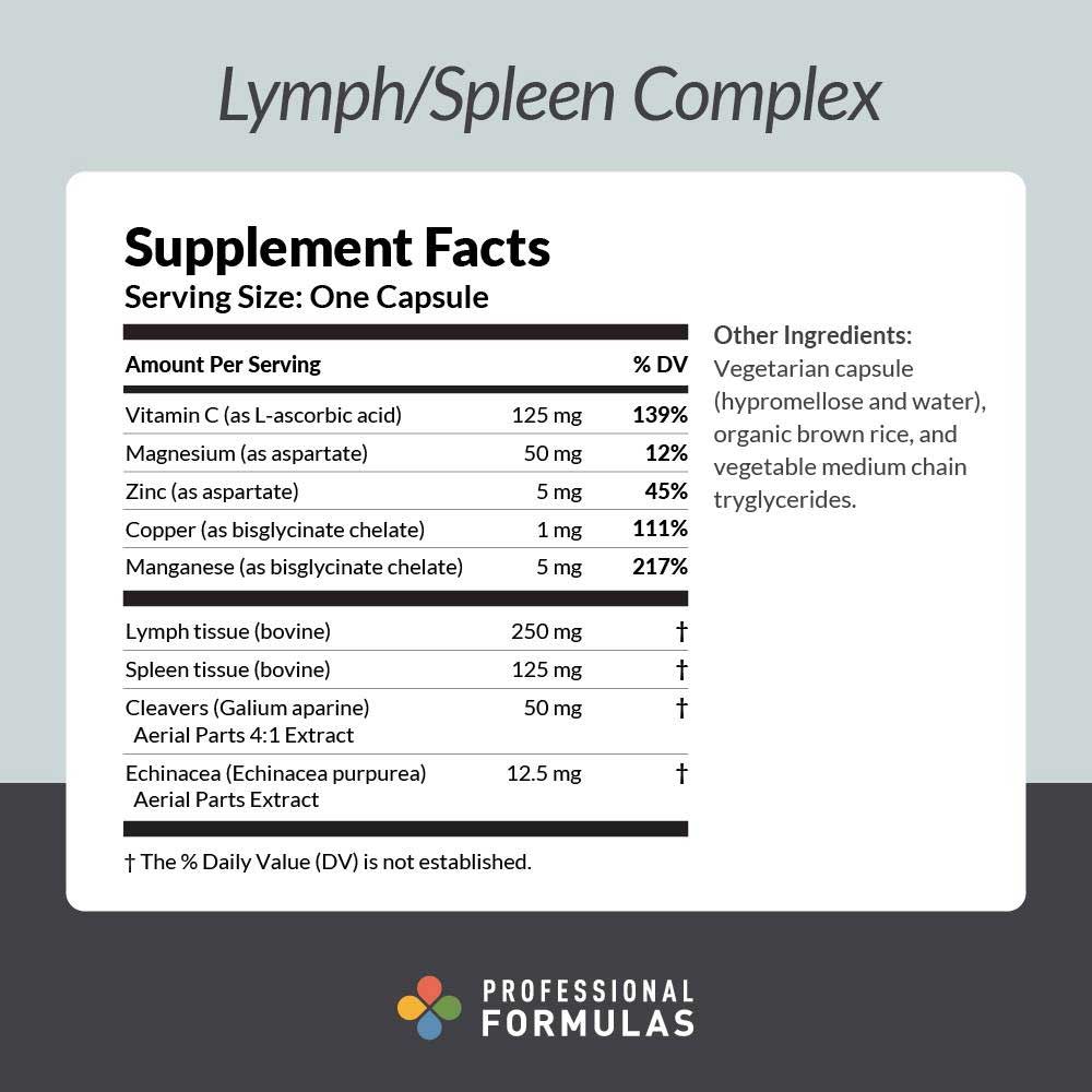 Professional Formulas Lymph/Spleen Complex