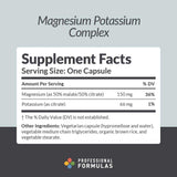 Professional Formulas Magnesium Potassium Complex