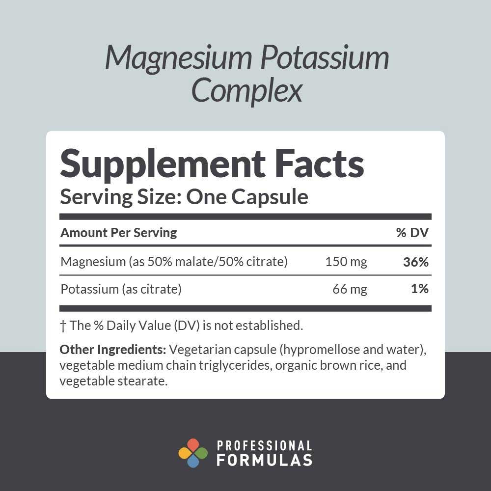 Professional Formulas Magnesium Potassium Complex