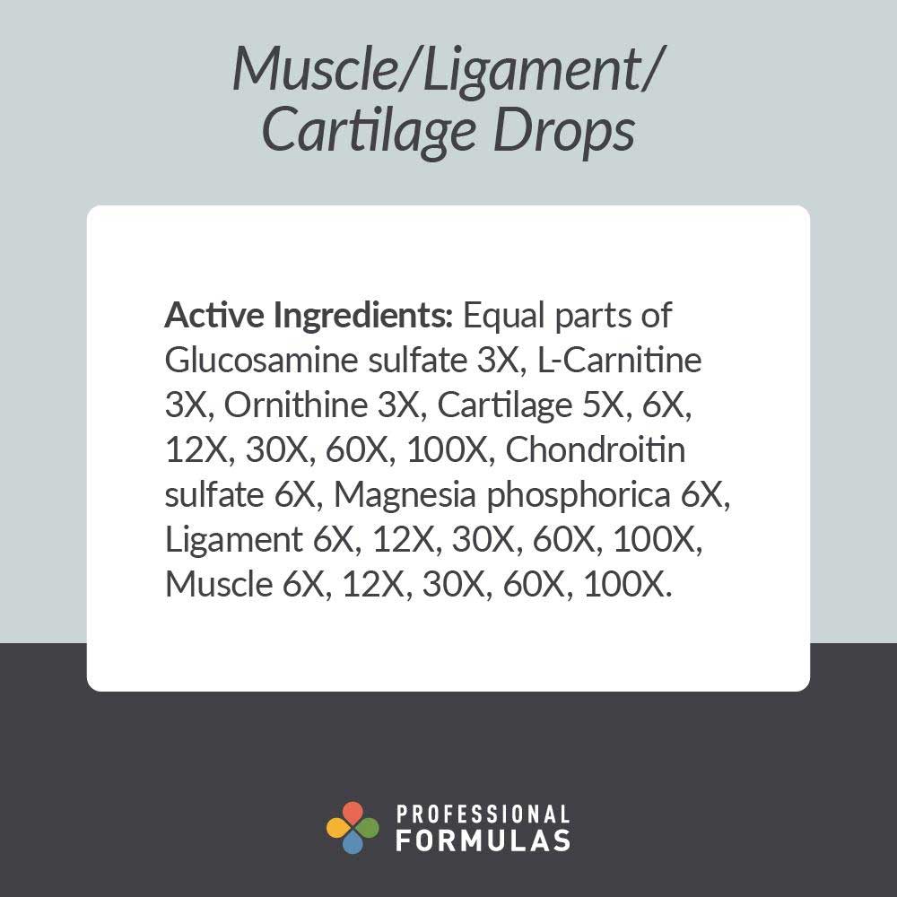 Professional Formulas Muscle/Ligament/Cartilage Drops