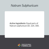 Professional Formulas Natrum Sulphuricum