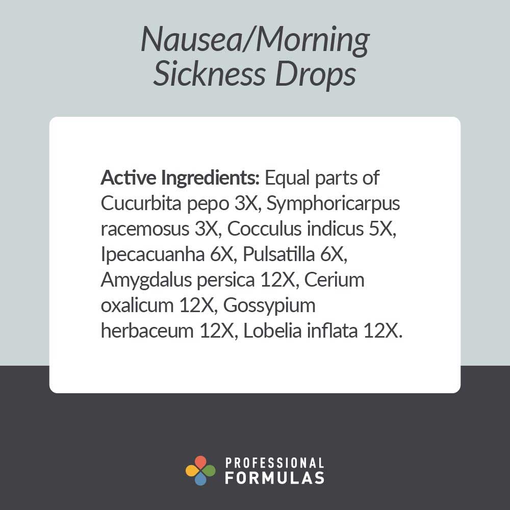 Professional Formulas Nausea/Morning Sickness Drops