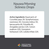 Professional Formulas Nausea/Morning Sickness Drops