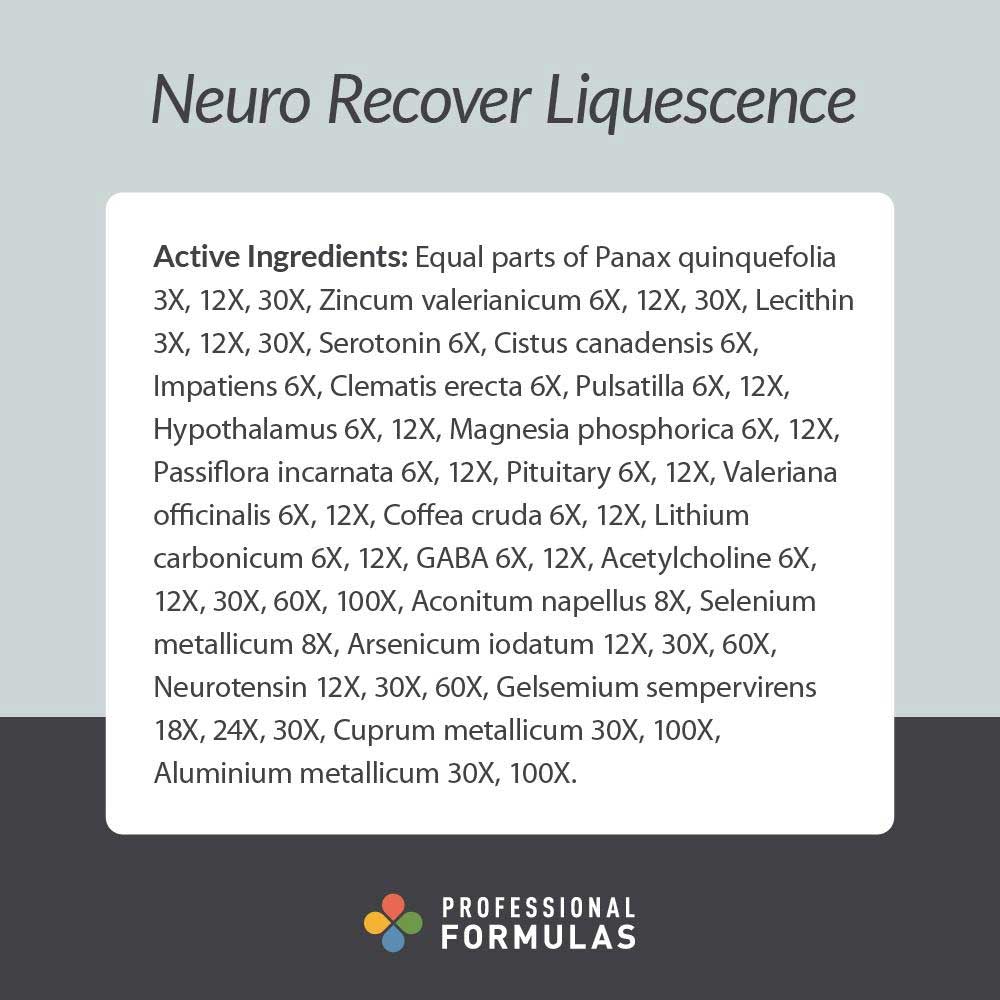 Professional Formulas Neuro Recover Liquescence