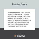 Professional Formulas Pleurisy Drops