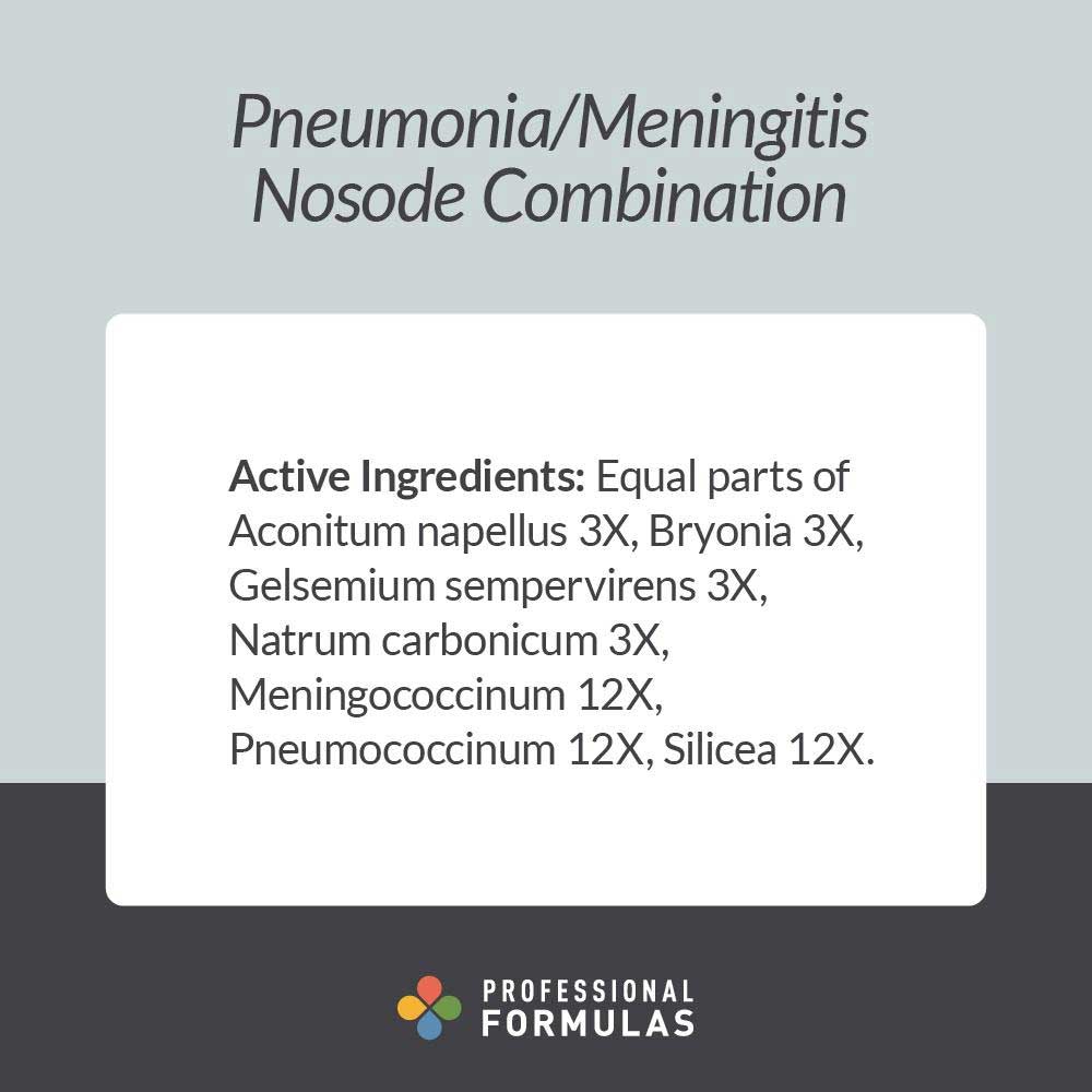 Professional Formulas Pneumonia/Meningitis Nosode Combination