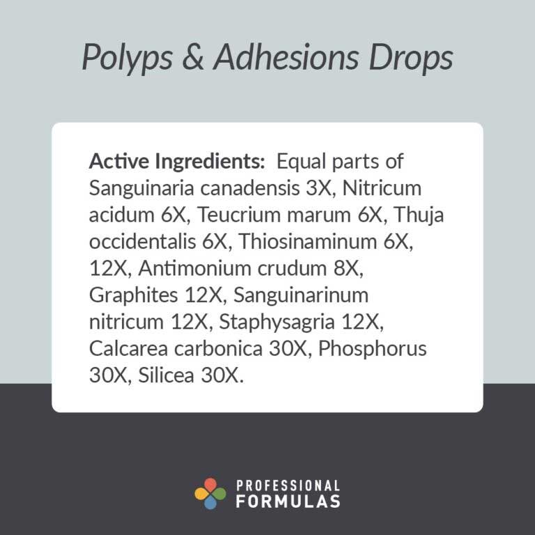 Professional Formulas Polyps & Adhesions Drops
