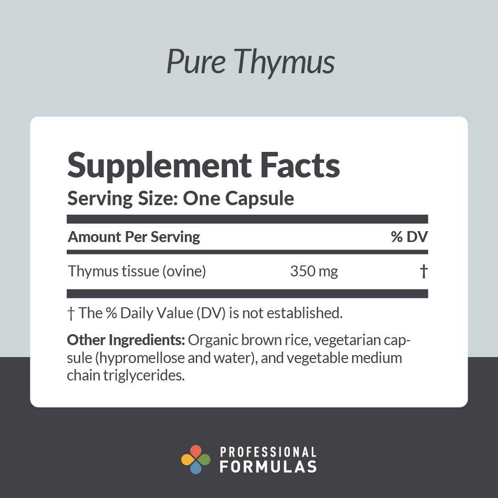 Professional Formulas Pure Thymus