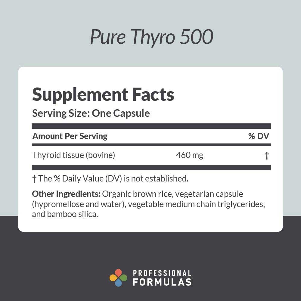 Professional Formulas Pure Thyro 500