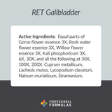 Professional Formulas RET Gallbladder