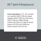 Professional Formulas RET Spirit/Metaphysical