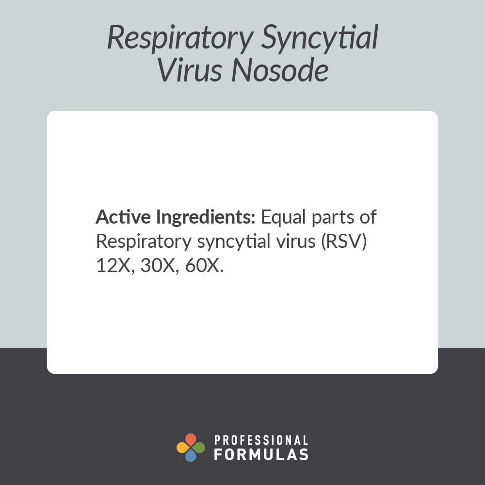 Professional Formulas Respiratory Syncytial Virus Nosode