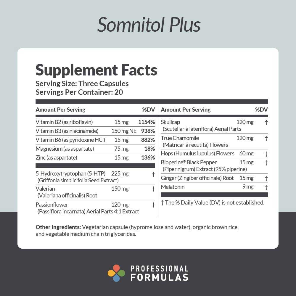Professional Formulas Somnitol Plus