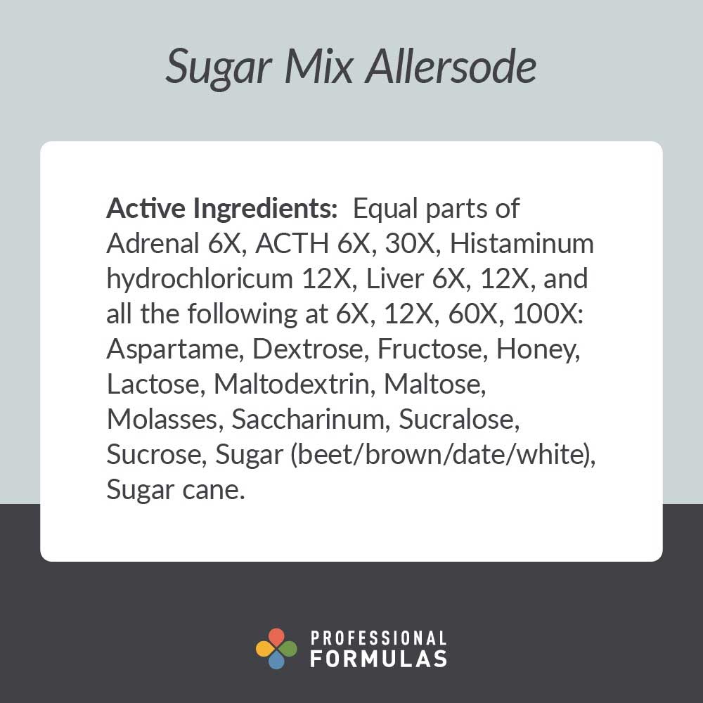 Professional Formulas Sugar Mix Allersode