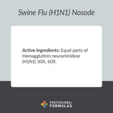 Professional Formulas Swine Flu (H1N1) Nosode