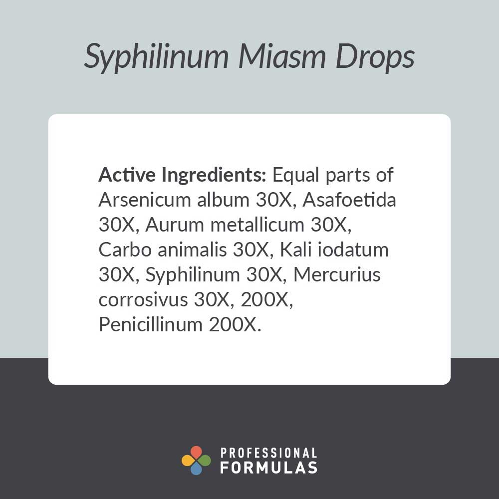 Professional Formulas Syphilinum Miasm Drops