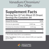 Professional Formulas Vanadium/Chromium/Zinc Oligo