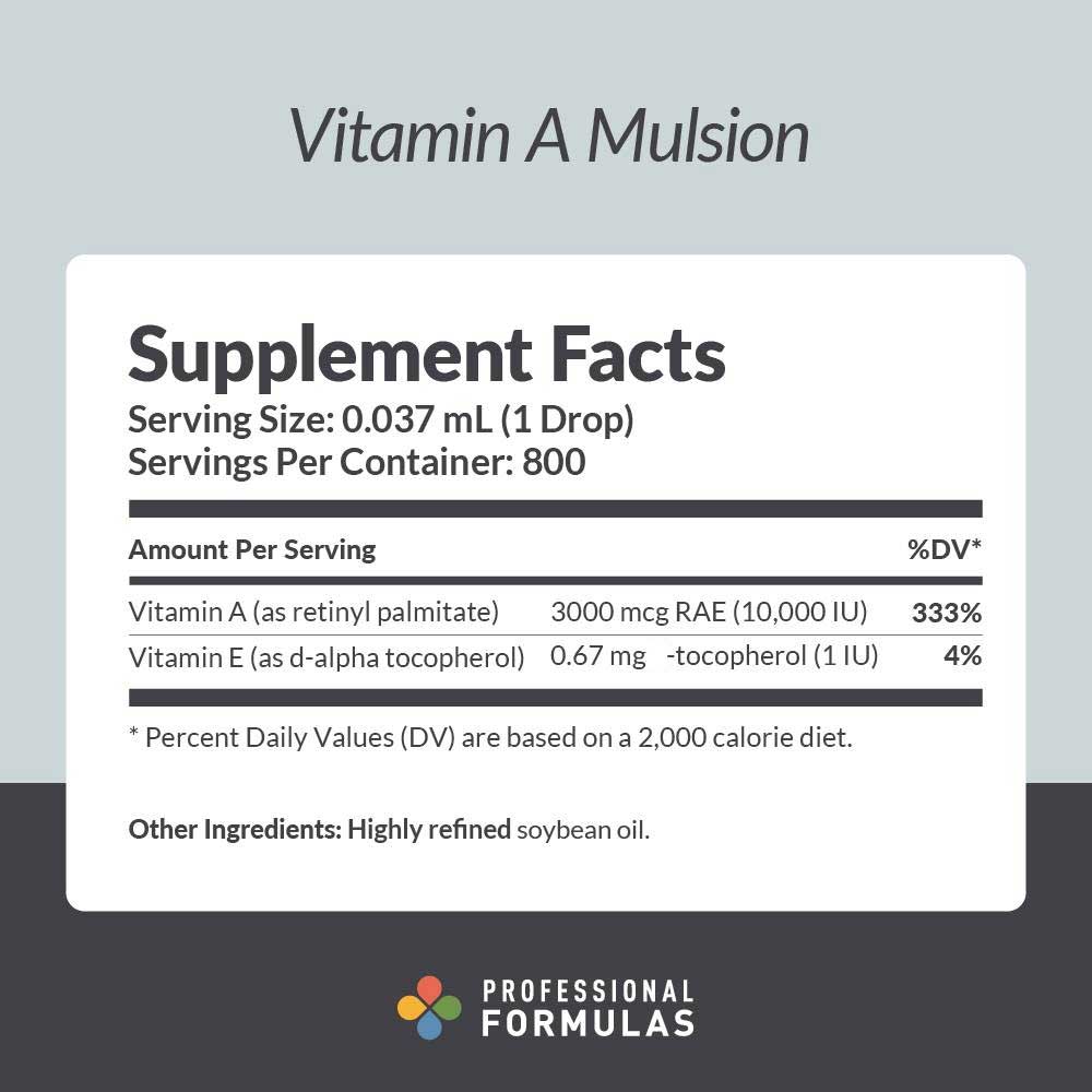 Professional Formulas Vitamin A Mulsion