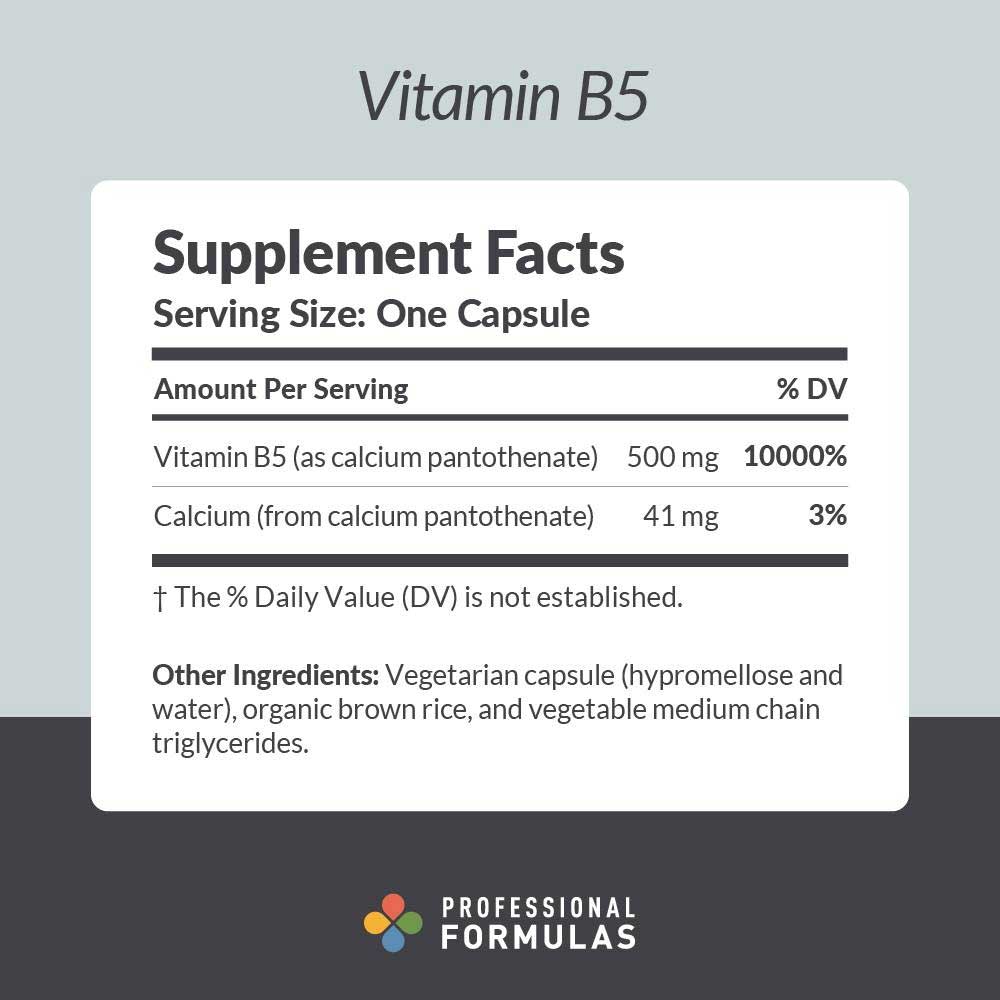 Professional Formulas Vitamin B5