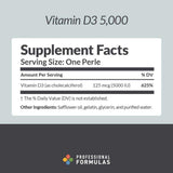 Professional Formulas Vitamin D3 5,000