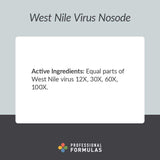 Professional Formulas West Nile Virus Nosode