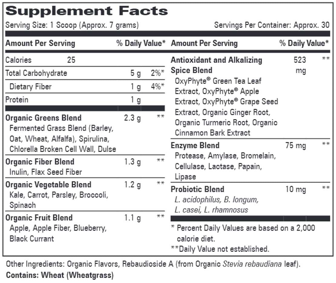 Progressive Laboratories Alkalizing Greens Blend